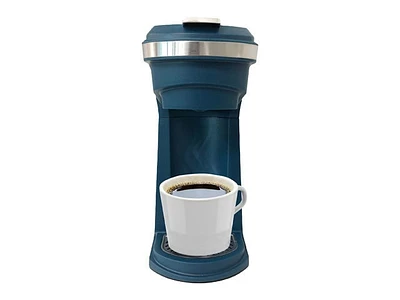 Cafetière Frigidaire 2-en-1 compatible K-Cup/café moulu en acier inoxydable