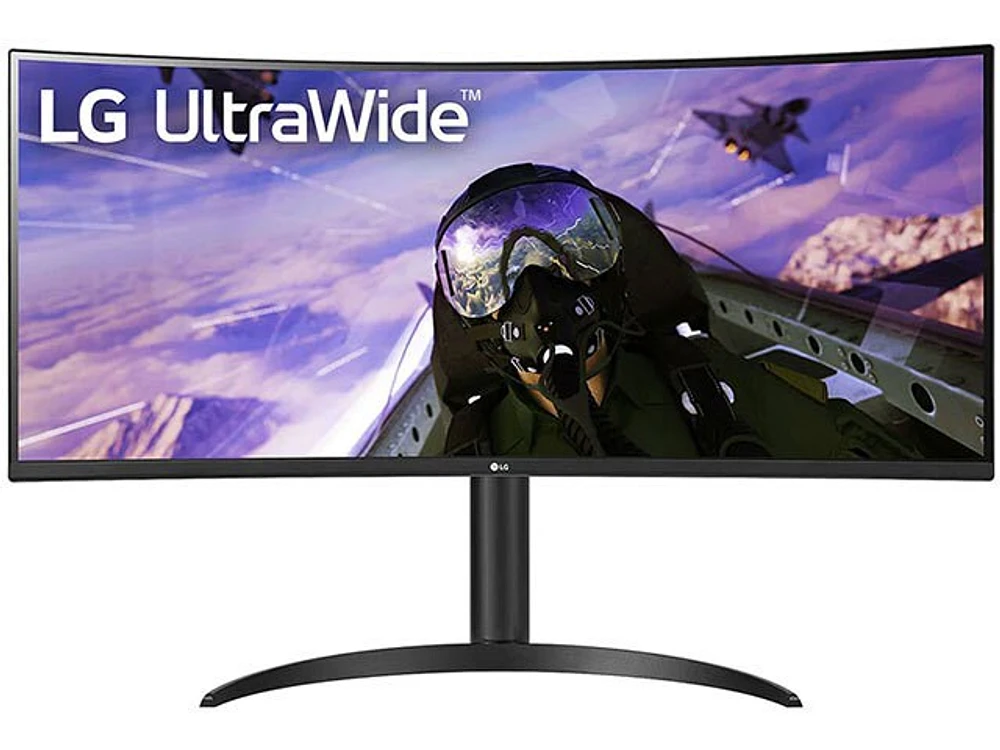 Moniteur de jeu QHD 1440p DEL VA courbé à 160 Hz de 34 po 34WP65C-B de LG - FreeSync