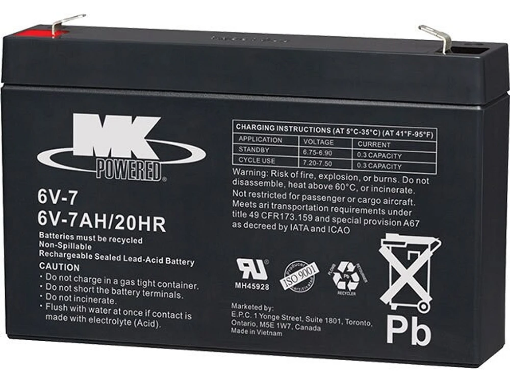 MK Battery -Volt Ah Battery