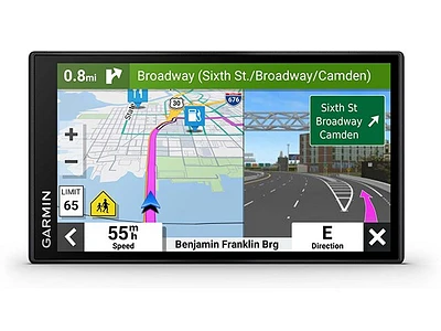 GPS Garmin DriveSmart 66 MT avec écran de 6 pouces avec alertes de trafic - Noir
