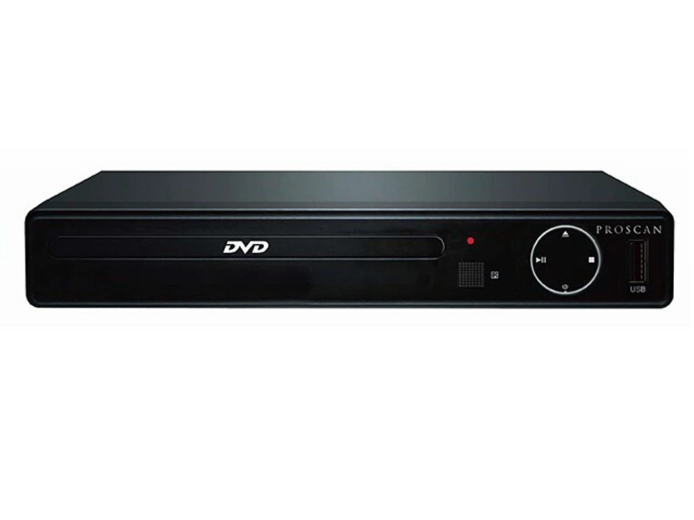 Lecteur DVD Proscan HDMI avec port USB pour la lecture multimédia numérique - Noir