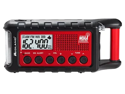 Midland ER310 E+Ready® Emergency Crank Weather Radio
