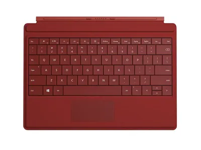 Démonstration - Couvercle Type avec clavier mécanique et pavé tactile de Microsoft pour Surface 3 - Rouge - anglais