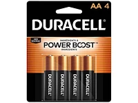 Duracell Coppertop AA Alkaline Batteries - 4 Pack