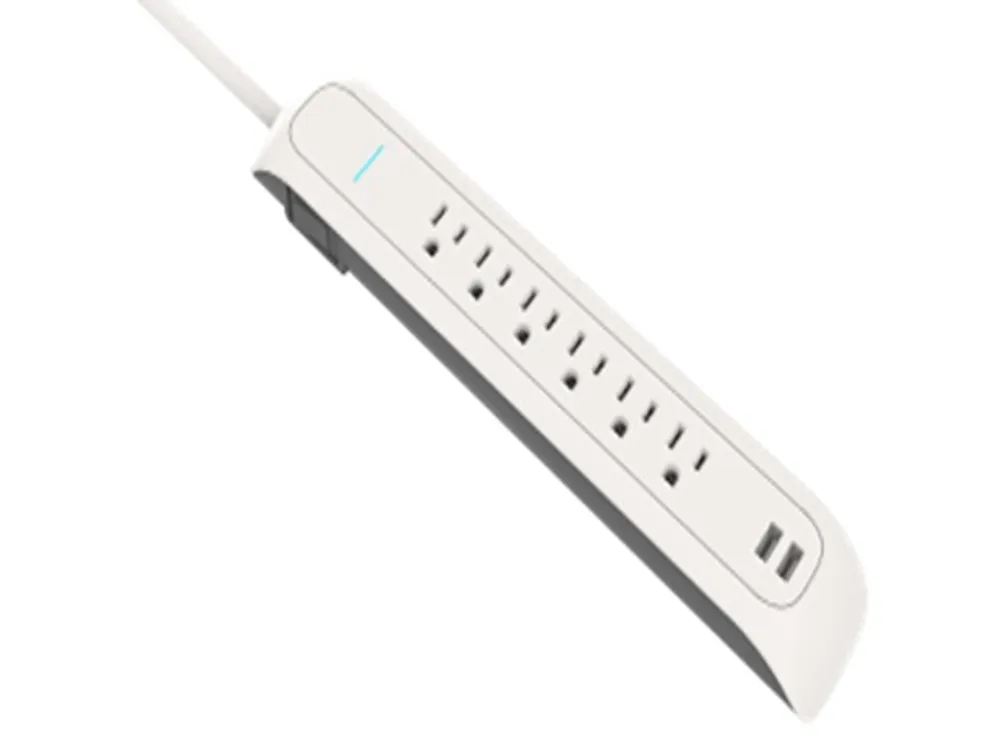 iQ 1.8m (6’) 6-Outlet Power Bar with Surge Protection