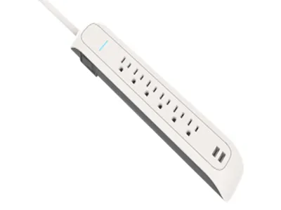 iQ 1.8m (6’) 6-Outlet Power Bar with Surge Protection