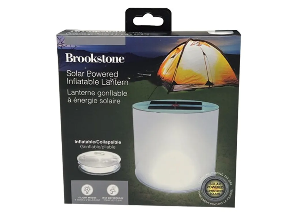 Brookstone Solar Powered Inflatable Lantern