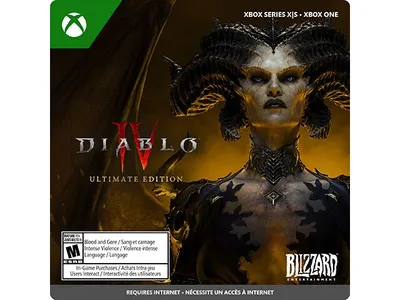 Diablo IV - Ultimate Edition (Code Electronique) pour Xbox Series X/S et Xbox One