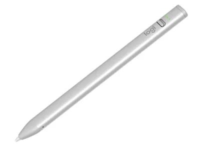 Logitech Crayon Digital Pencil for iPads with USB-C Port - Silver