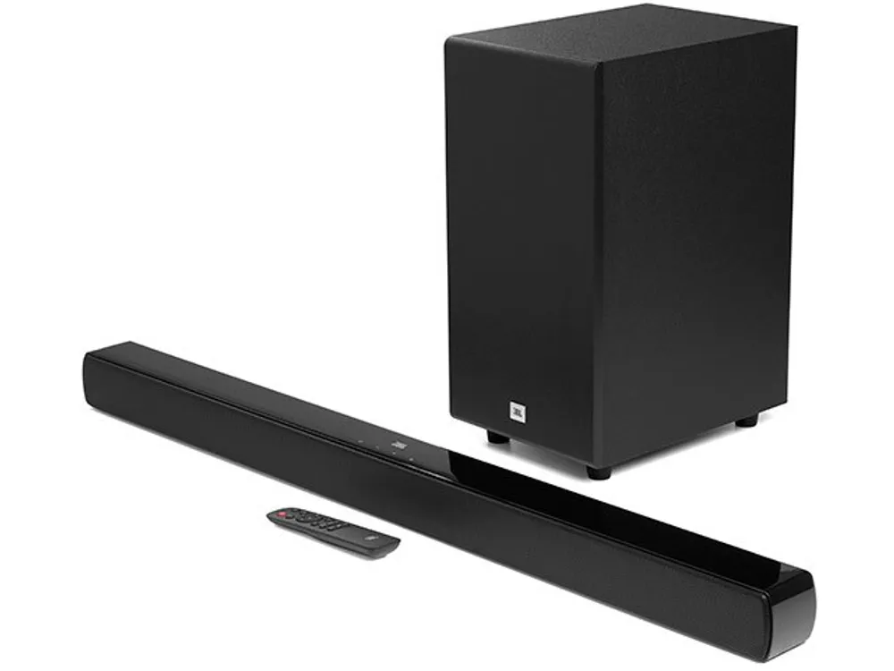 JBL Cinema soundbar SB190 2.1 Channel soundbar with Virtual Dolby Atmos and Wireless Subwoofer - Black