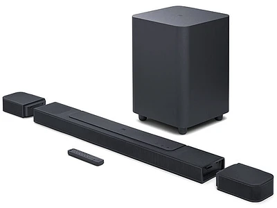 Barre de son BAR1000 7,1,4 canaux avec haut-parleurs surround détachables - Noir