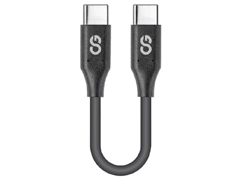 LOGiiX Sync & Charge USB-C to USB-C 15cm - Black