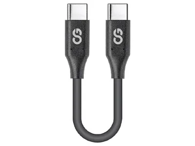 LOGiiX Sync & Charger USB-C vers USB-C 15cm - Noir
