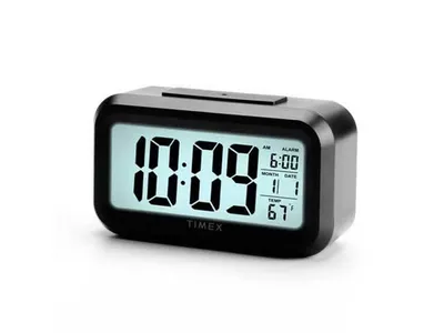 iHome Portable Battery Operated Alarm Clock with Large Display - Black