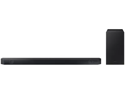 Barre de son Bluetooth® 3.1.2CH série Q HW-Q600C avec caisson de basse de Samsung - Noir