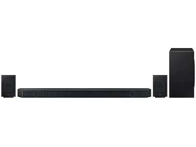 Barre de son Bluetooth® 11.1.4CH série Q HW-Q990C avec caisson de basse de Samsung - Noir
