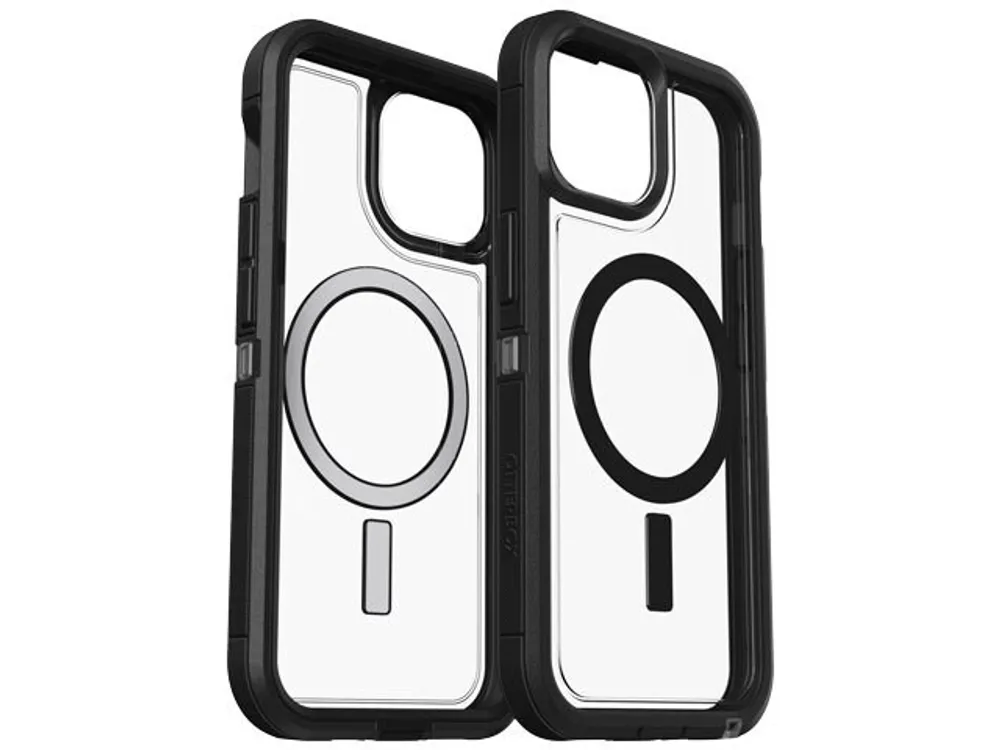 OtterBox iPhone 15 Defender XT Case - Clear/Black
