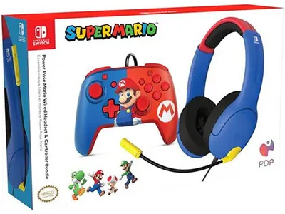 PDP Official Super Mario Bundle for Nintendo Switch