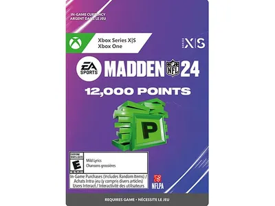 Madden NFL 24: 12000 Madden Points (Code Electronique) pour Xbox Series X/S et Xbox One