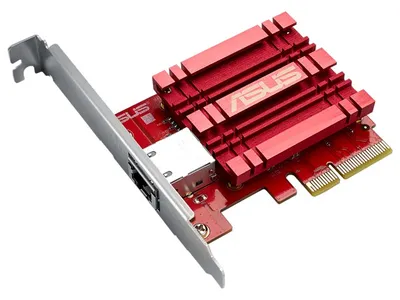 ASUS 10GBase-T PCIe Network Adapter with backward compatibility of 5/2.5/1G and 100Mbps -XG-C100C