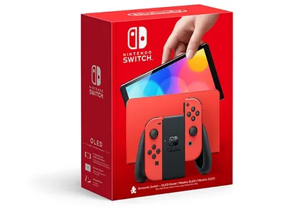 Nintendo Switch™ - modèle OLED: Édition Mario rouge