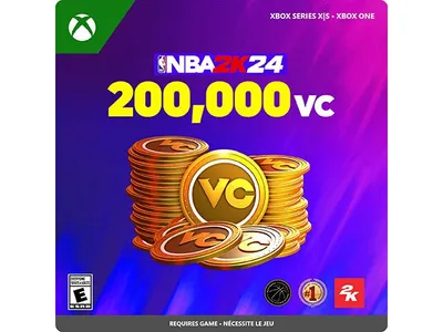 NBA 2K24: 200,000 VC (Code Electronique) pour Xbox Series X/S and Xbox One