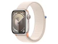 Apple® Watch Series 9 45mm Starlight Aluminium Case with Starlight Sport Loop (GPS)