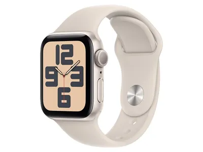 Apple® Watch SE 40mm Starlight Aluminium Case with Starlight Sport Band (GPS) - S/M