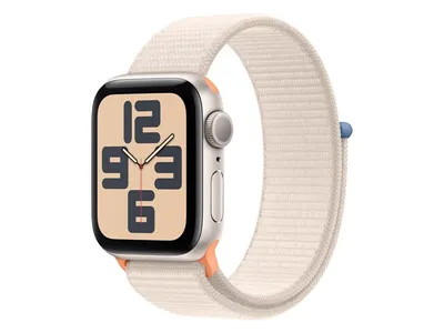 Apple® Watch SE 40 mm Boîtier aluminium Comète avec boucle sport Comète (GPS)