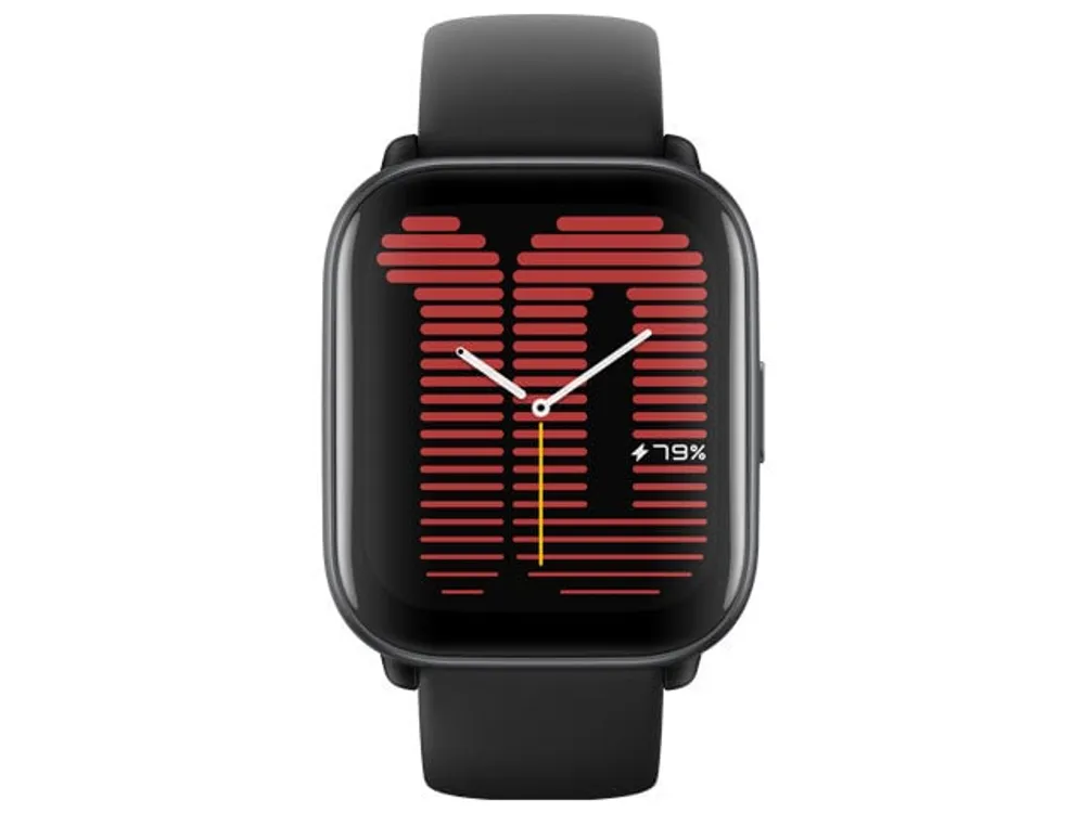 Amazfit ACTIVE Smartwatch and Fitness Tracker for Men and Women - Black