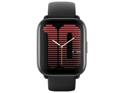 Amazfit ACTIVE Smartwatch and Fitness Tracker for Men and Women - Black
