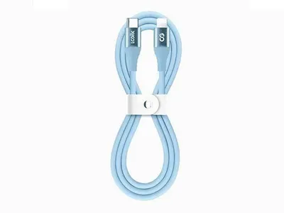 LOGiiX Vibrance Silicone Cable USB-C to Lightning - Blue