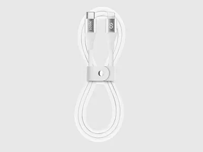 LOGiiX Vibrance Silicone Cable USB-C to Lightning - White
