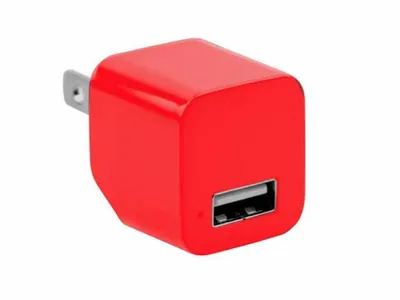 LOGiiX Power Cube Mini 1A/5W AC Wall Charger - Red