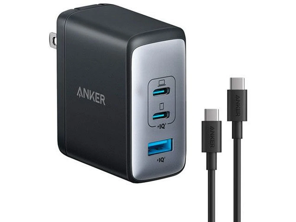 Anker PowerPort III 65 W 2 Ports USB-C Chargeur Compact avec