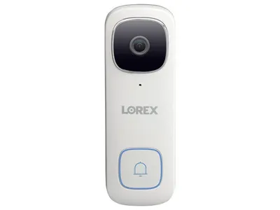 Lorex 2K Wired Video Doorbell - White