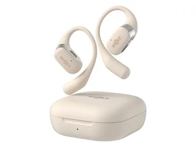 Shokz OpenFit Air Conduction Noise Cancelling Earbuds - Beige