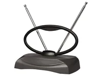 RCA UHF/VHF Adjustable 48-km (30-mile) Rabbit Ear Indoor 1080p HDTV Antenna - Black