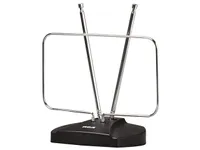 RCA UHF/VHF Adjustable 64-km (40-mile) Rabbit Ear Indoor 4K HDTV Antenna - Black