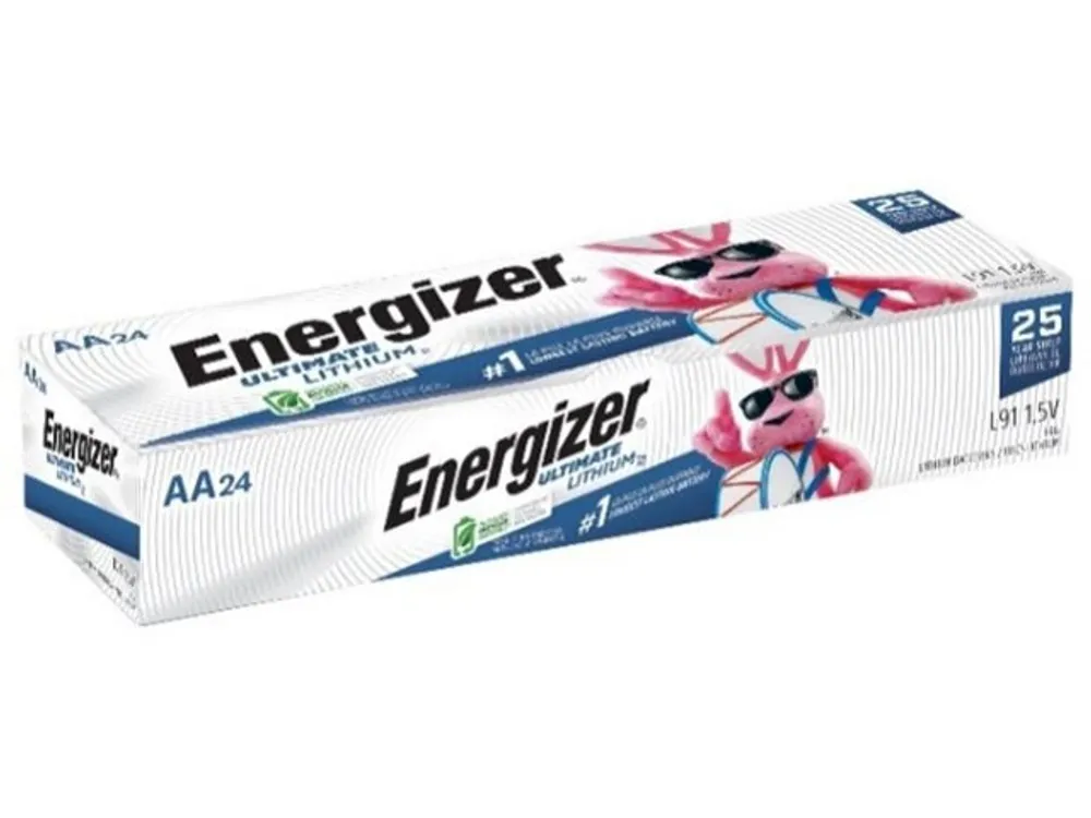 Energizer Ultimate 1.5V Lithium AA Batteries - 24 Pack