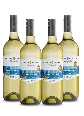 Peller Family Vineyards Light Pinot Grigio - 4 x 750mL