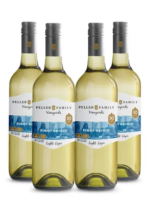 Peller Family Vineyards Light Pinot Grigio 4 x 750mL