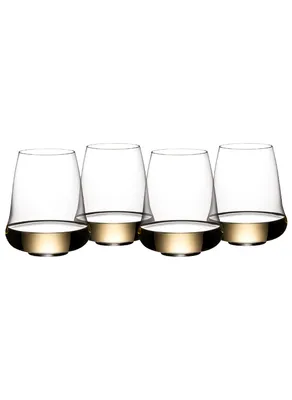 Riedel Winewing Stemless Anniversary Set of 4 - Riesling/Champagne