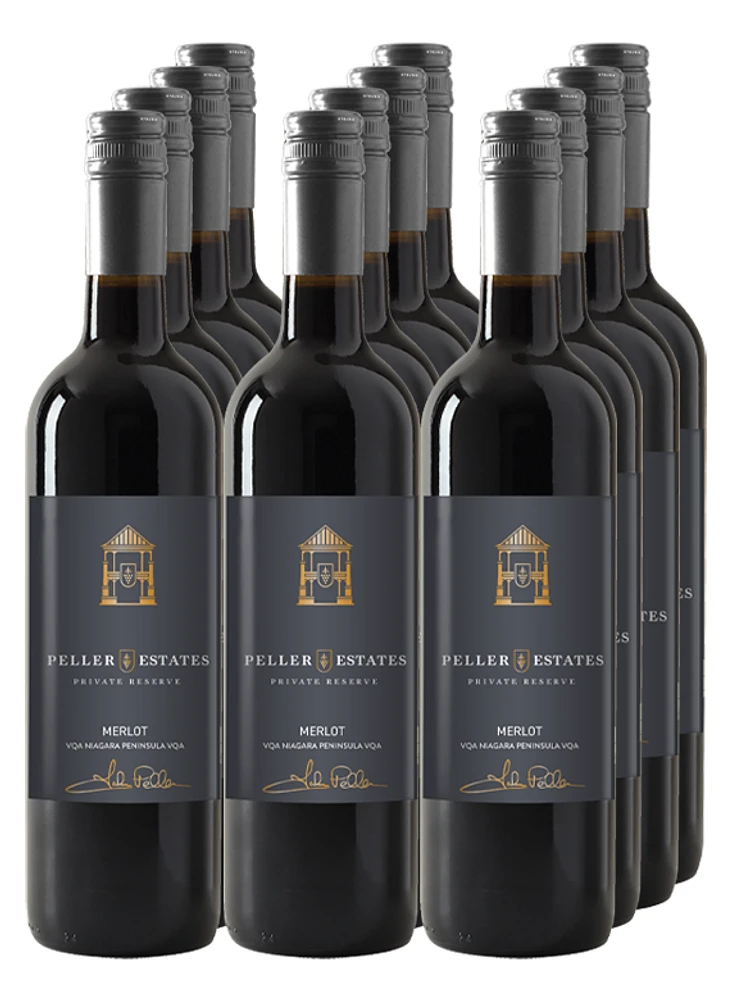 Peller Estates Private Reserve Merlot - 12 x 750mL