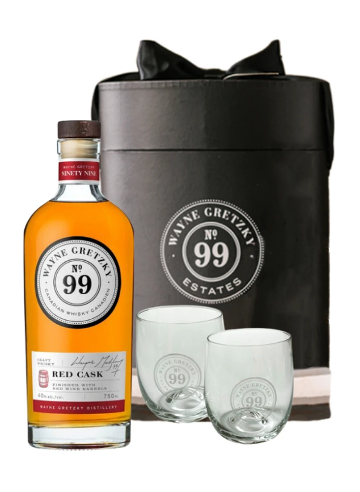 Wayne Gretzky Red Cask Canadian Whisky Gift Set