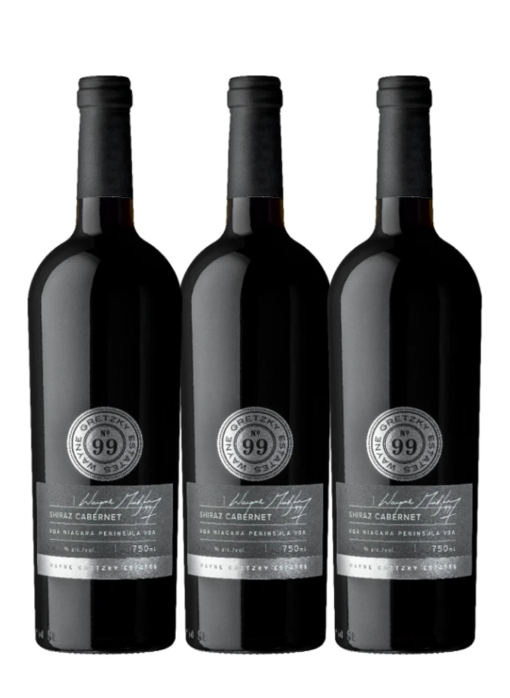 Wayne Gretzky Signature Shiraz Cabernet- 3 x 750mL