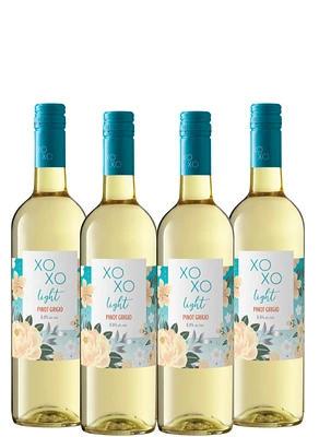 XOXO Light Pinot Grigio 4 x 750mL