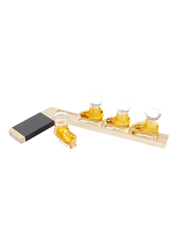 Hockey Flight Shot Glass Set