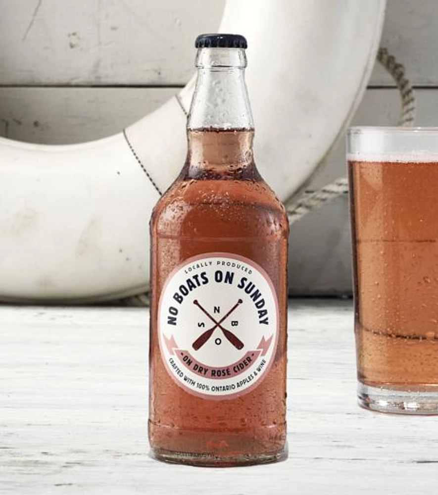 No Boats On Sunday Dry Rosé Cider 500mL