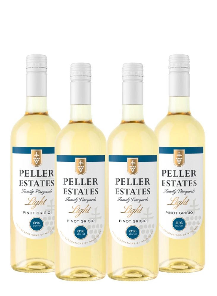 Peller Family Vineyards Light Pinot Grigio - 4 x 750mL